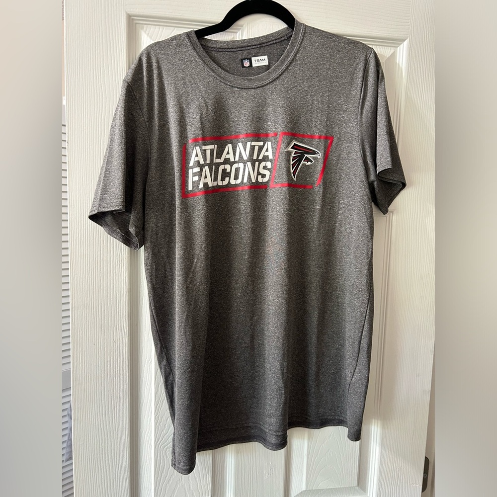 Atlanta Falcons T-Shirt | NFL Team Apparel | Grey | Large
